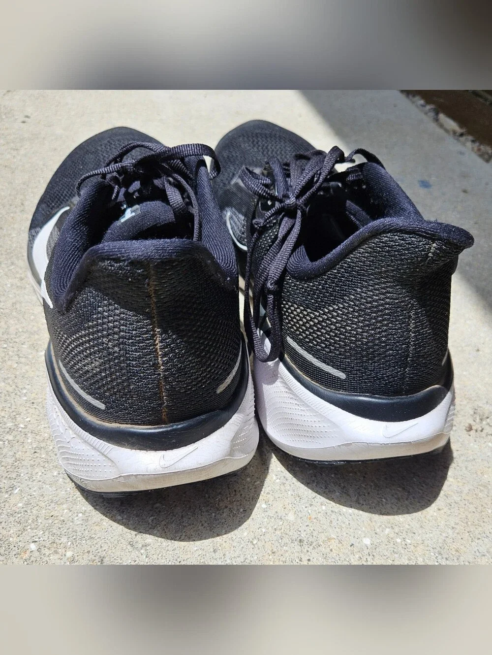 Nike Air Zoom Pegasus 41 Black White Running Shoes Men's 15 FD2722-002 EUR 49.5